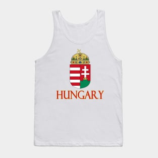 Hungary - Coat of Arms Design Tank Top